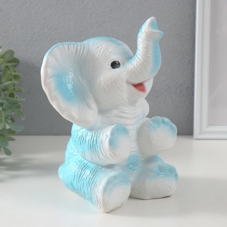 Pigger "Elephant" Blue, height 19 cm, width 15 cm, length 13 cm-2