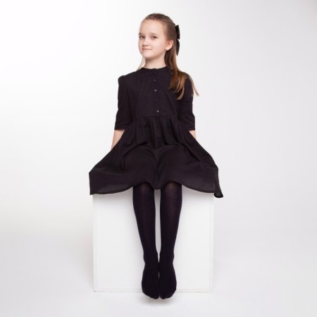 Pantyhose children, blue color (BLU), height 128-134 cm