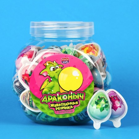 Chewing gum with the filling "Draconych" 10gr