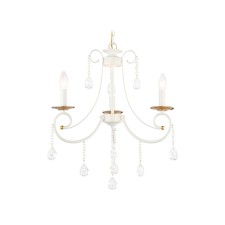 Suspended Ambrella Trade Classic TR4915, E14, white, gold