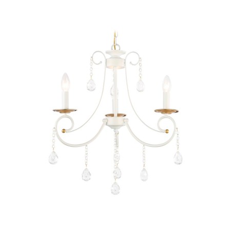 Suspended Ambrella Trade Classic TR4915, E14, white, gold