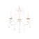 Suspended Ambrella Trade Classic TR4915, E14, white, gold