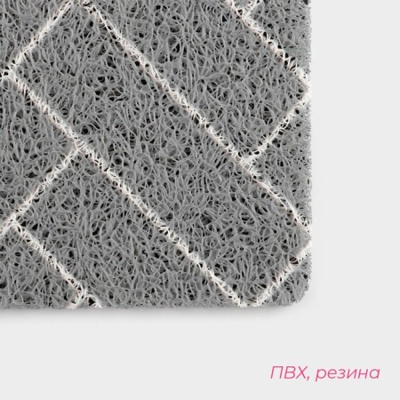 Rug of the galliped muddy shares "Loft", 45 × 75 cm, color gray color-1