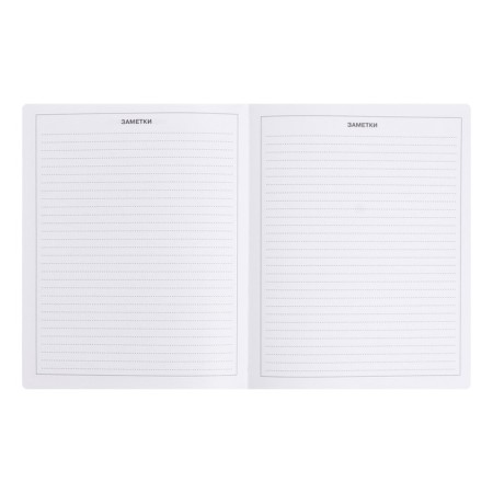 Diary Artificial leather 1-11 grade, 48 sheets, cage, hard cover, my choice. No. 9, foil embossing, rounded corners, lies, block 70g/m²-10