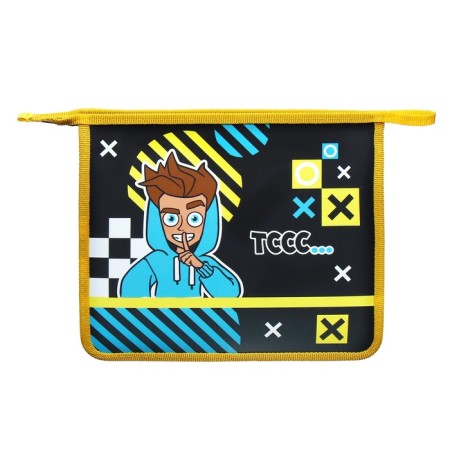 Folder for notebooks A5, 205 x 240 x 40 mm, lightning from above, plastic/textiles, Hatber "Vlad A4"-2