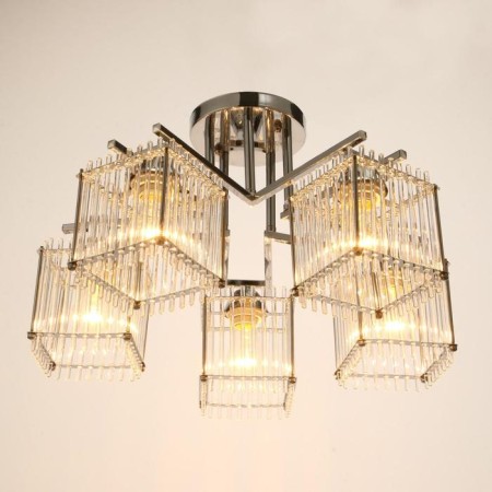 Economic Service Chandelier 05024/5 5XE27, 40W chrome 50x50x30 cm-1