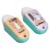 Plastic sharpener with Meshu Eraser "Unicorn", 1 hole, mix