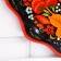 Pancake plate, Khokhloma D-30