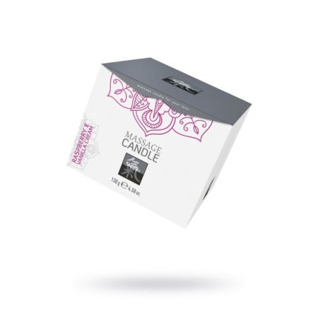 Hot Shiatsu massage with raspberry aroma and vanilla cream