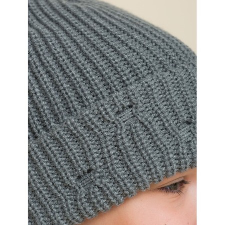 Children's hat, size 51-52, gray color-3