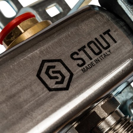 Collector Group Stout SMS 0922 000004, 1 "X3/4", 4 outputs, without consumables, stainless steel. steel-5