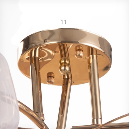 Bunt chandelier 3x60W E27 gold-4