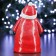 Figure with backlight "Santa Claus" 11x9x15cm