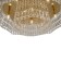 Ceiling Lamp MayToni Dia005CL-10G, 10HE14, 60W, 60x60x25 cm, color gold