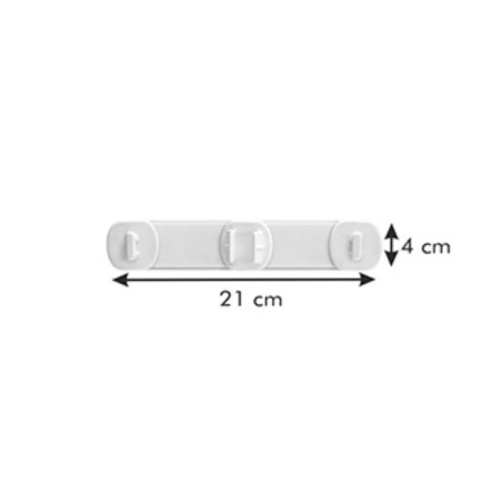 Wall hanger Profimate, 3 hooks-1