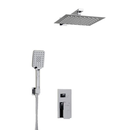 The shower system wasserkraft a16590, built -in, tropical shower, shower, chrome