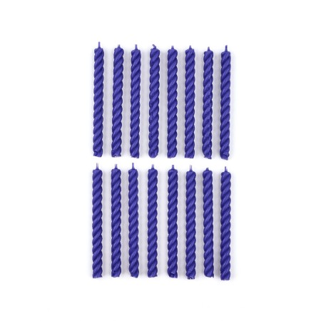 Candles for the cake, purple, 16 pcs., 6.5 x 0.5 cm-1