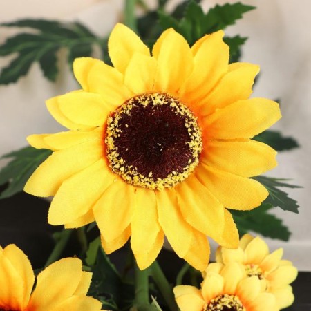 Artificial flowers "sunflower" 9x80 cm-1