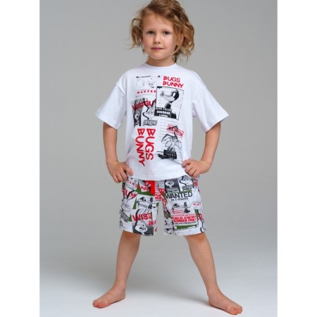 Pajama for the boy PlayTode: T -shirt and shorts, height 122 cm-2