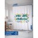 Photostore for the bathroom "Enough you", Saten, size 180x200 cm