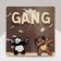 Set of icons (2 pcs.) "Bandits", colored in ferrous metal