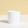 Flower pot, d = 10 cm, 0.5 l, plastic, white