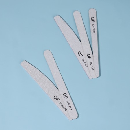 Steal File, Assorty set 5 pcs, 18 cm, gray color-2