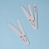 Steal File, Assorty set 5 pcs, 18 cm, gray color