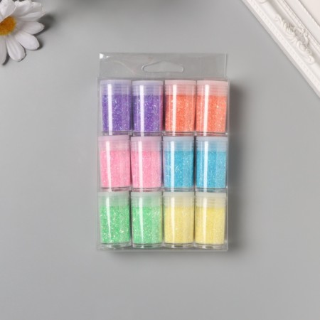 Decor for creativity in the bank "Neon chips" set of 12 pcs 13.4x8.8x3 cm-3