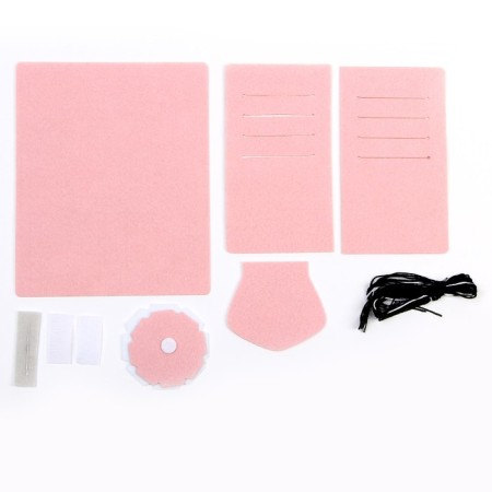 Set for creativity: a felt decor and the creation of a wallet made of felt "style"-2