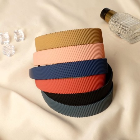 Hair cap "Emma" stripes, 2.5 cm, mix-1