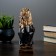 Figure "Leo with a shield" bronze 10x7x21cm