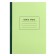 Book of accounting, 128 sheets, cardboard cover 7B, offset block, cell, green color (imitation)
