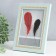 Photo frame plastic 13x18 cm "Mosaic and gold mica" 21.5x16.8 cm