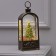 LED figure "Lantern with a Christmas tree" 13 × 30 × 7 cm, plastic, AAX3 batteries (not complete), USB, glow warm white
