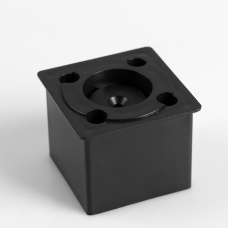 Square support 50x50, black
