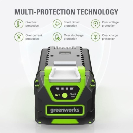 GreenWorks G40USB4, 40 V, 4 Ach, Li-Ion, with a USB connector, charge indicator-4