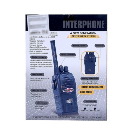 Set of radio spies, range up to 200 meters, without noise, work from the battery-8