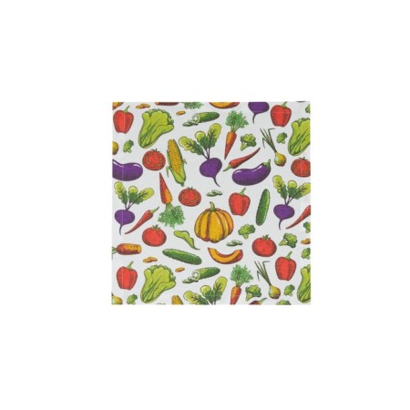 Serving napkin Harvest, size 40x40 cm, green color