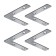 Corner Connector for the Arte Lamp Linea-Acessories A484405L, 0.9x5 cm, gray