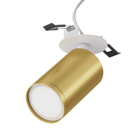 Technical C049CL-U-1WMG, 1xGU10, 10W, 5.2x5.2x12.5 cm, white and matte gold color-3