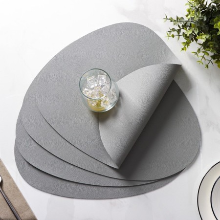 Set of serving napkins on the table “TEM”, 44 × 35 cm, 4 pcs, color gray