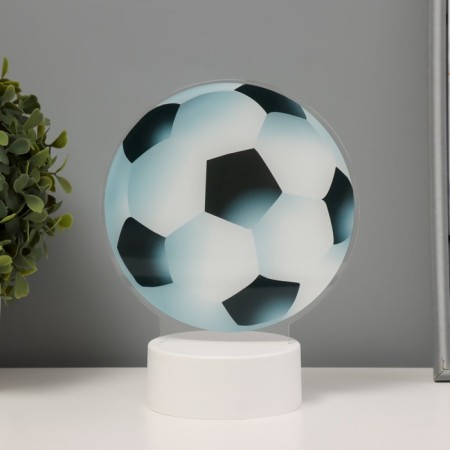 Lumber "Football" LED 3000K USB/from batteries 3haa white 14.5x9x18.5 cm