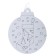 Christmas tree decoration for painting "Christmas trees" 4 pcs., Brush