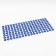 The Kuznetsova applicator, 144 thorns, spanbond, 26 x 56 cm, blue.