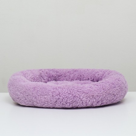 Lynchik for dogs and cats "Comfort", soft fur, 45 x 35 x 11 cm, purple-3