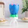 Candle for cake musical "Tulip", spinning, blue, 14.5 × 6 cm