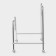 Supply stand, 18 × 10 × 14 cm, chrome color