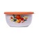 A set of 2 ceramic salad bowls with silicone covers, 0.6/1.2 l