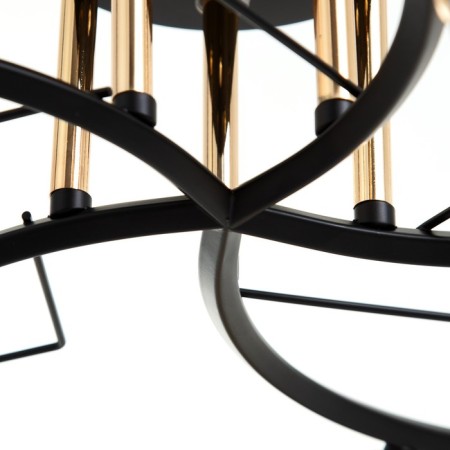 Adelela chandelier 5he27 40W black-gold 65x65x26 cm Bayerlux-7